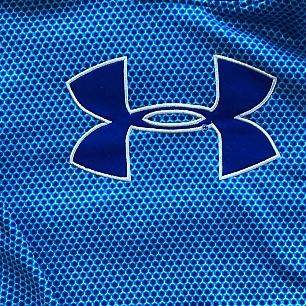Under armor Blue long sleeve pullover hoodie youth